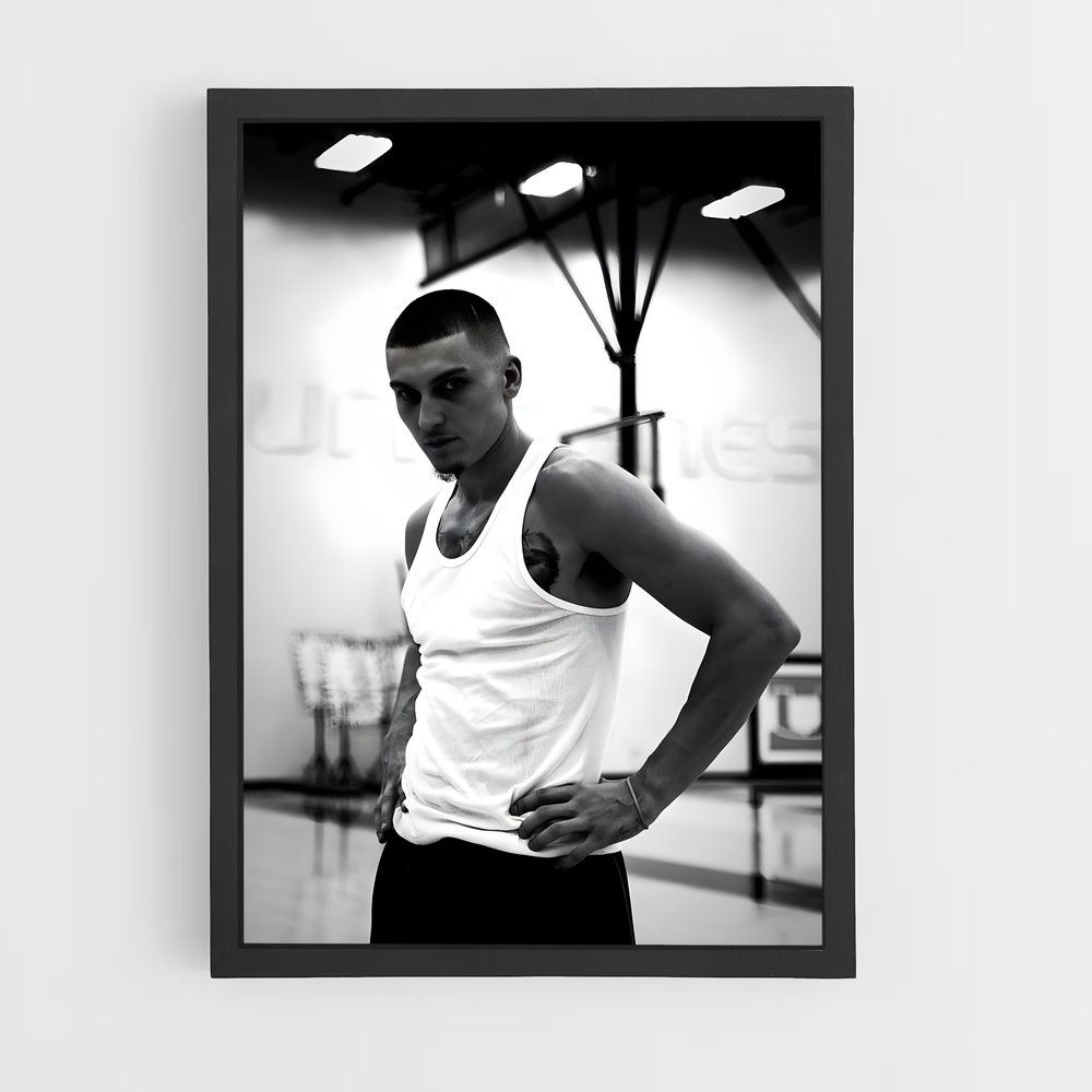 Poster Muscle & Ambition – affiche Basketball (vue 2)
